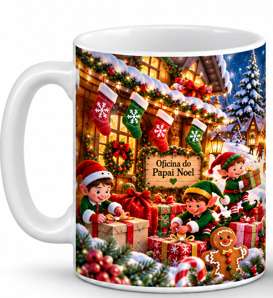Caneca Oficina do Papai Noel