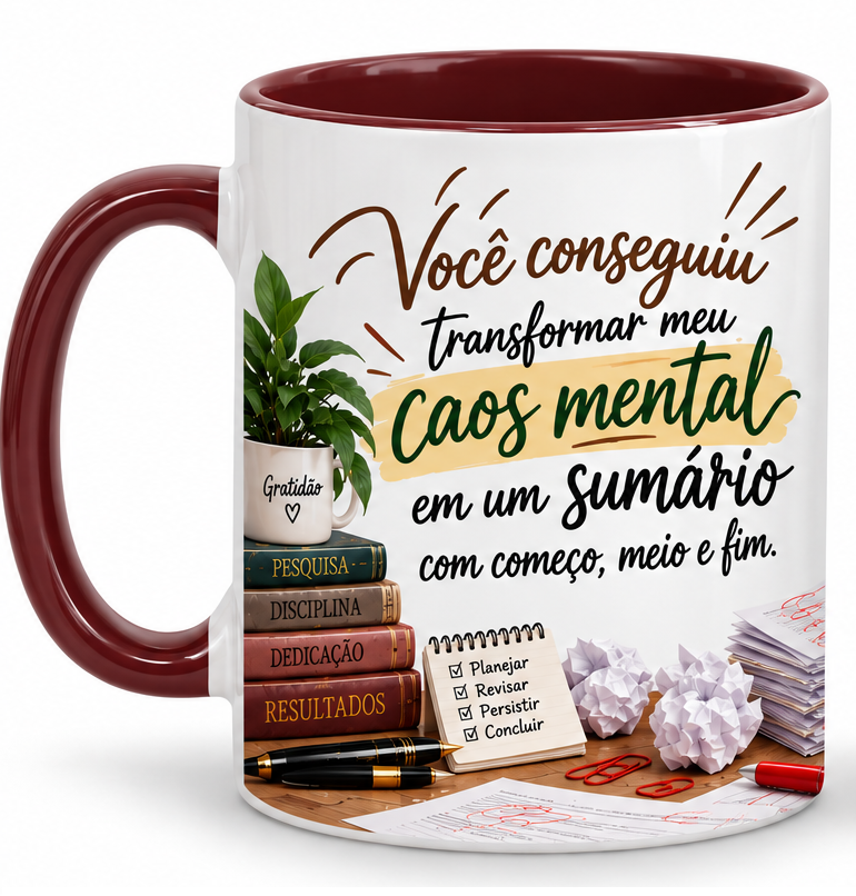 Caneca Tese Concluída