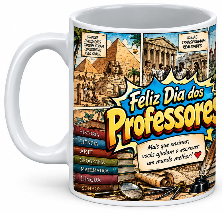 Caneca Educador - História